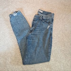 Abercrombie Crossover Waist Skinny Jeans